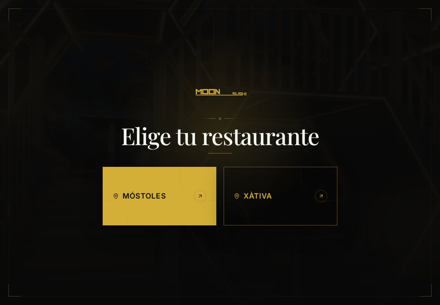 Captura del proyecto MOON SUSHI